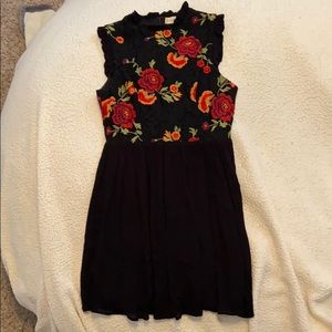 Altard State Black/Floral Dress